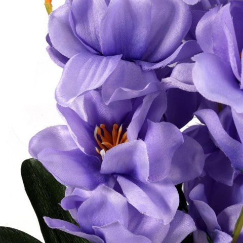 Sztuczne Storczyki w Kolorze Fioletowym - Bukiet 5 Sztuk, Wysokość 58cm