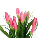 Sztuczny Bukiet 20 Różowych Krokusów - Dekoracja o Wysokości 35 cm