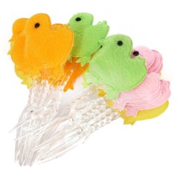 Widelczyki do Zakąsek w Kształcie Kurczaczków - Komplet 12 Sztuk