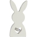 Wielkanocna Girlanda świetlna z Białymi Zającami LED 10 szt. na baterie, ozdoba do domu i ogrodu