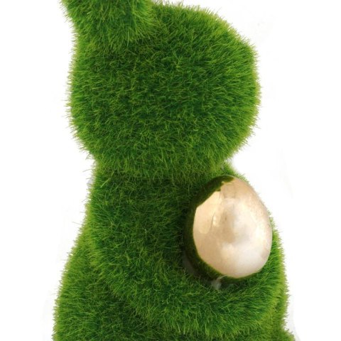 Wielkanocny Zając Dekoracyjny z Złotym Jajkiem, 18 cm