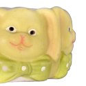ZAJĄCZKI CERAMICZNA PODSTAWKA KIELISZEK DO JAJKA ŻÓŁTA