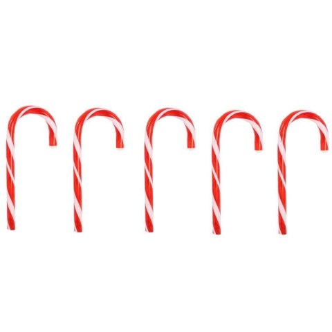 Zestaw 5 Solarne Lampki-Świecące Laski LED do Ogródka, Ciepły Biały Kolor