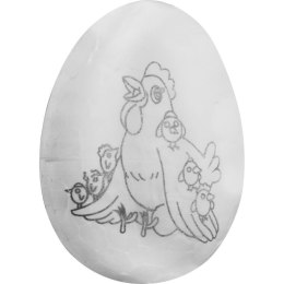 Zestaw Kreatywny do Malowania Pisanek Wielkanocnych - 8 sztuk z Pastelowymi Farbami i Pędzelkiem