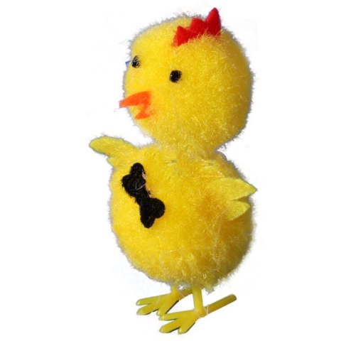 Zestaw Zabawnych Kurczaków z Muszkami - Dekoracje Wielkanocne 6cm, 6szt