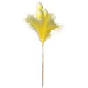 Żółte Jajka Dekoracyjne z Piórkami na Pik u o Wysokości 36 cm