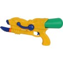 Żółty Pistolet na Wodę z Odwróconym Pojemnikiem i Systemem Ciśnieniowym, 40 cm