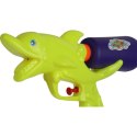 Żółty Pistolet na Wodę z Pojemnikiem Ciśnieniowym w Kształcie Rekina 24 cm