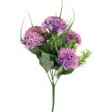 BUKIET 5 TAWUŁEK W KOLORZE FIOLETOWYM - SZTUCZNE KWIATY WYSOKIEJ JAKOŚCI