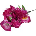 BUKIET 9 MIX KWIATÓW: CHRYZANTEMA AMARYLIS LILIA KOLOR FIOLETOWY