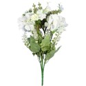 BUKIET MIESZANY 6 GAŁĄZEK Z HORTENSJĄ KOLOR BIAŁY