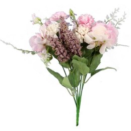 BUKIET MIESZANY 6 GAŁĄZEK Z HORTENSJĄ KOLOR RÓŻOWY