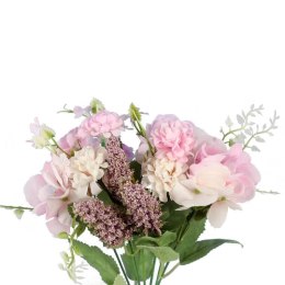 BUKIET MIESZANY 6 GAŁĄZEK Z HORTENSJĄ KOLOR RÓŻOWY