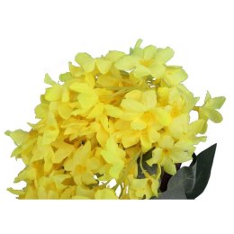 BUKIET SZTUCZNYCH BZÓW W KOLORZE ŻÓŁTYM, WYSOKOŚĆ 54 CM