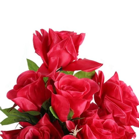 BUKIET SZTUCZNYCH RÓŻ WYSOKOJ JAKOŚCI, 10 SZTUK, KOLOR RÓŻOWY, WYSOKOŚĆ 50 CM.