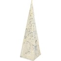 Biała choinka stożkowa z sizalu 60 cm na Święta Bożego Narodzenia