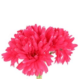 Bukiet 7 gerber na gumowanych łodygach w kolorze różowym