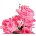 Bukiet 7 róż 54 cm kolor różowy