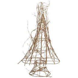 CHOINKA ZE ZŁOTYCH GAŁĄZEK Z GWIAZDĄ NA CZUBIE 56 CM