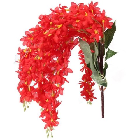 Czerwony Bukiet Sztucznych Bezi o Wysokości 54 cm