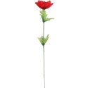 Czerwony Kwiat Dekoracyjny Mak o Wysokości 54 cm
