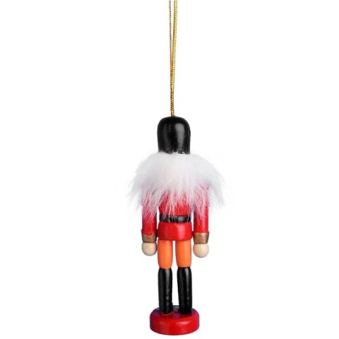 DZIADEK DO ORZECHOW FIGURKA DREWNIANA ZAWIESZKA 12,5 CM NR 1