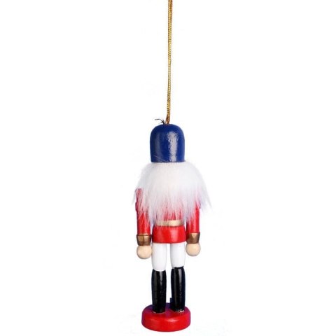 DZIADEK DO ORZECHOW FIGURKA DREWNIANA ZAWIESZKA 12,5 CM NR 3