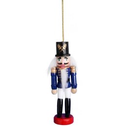 DZIADEK DO ORZECHOW FIGURKA DREWNIANA ZAWIESZKA 12,5 CM NR 4