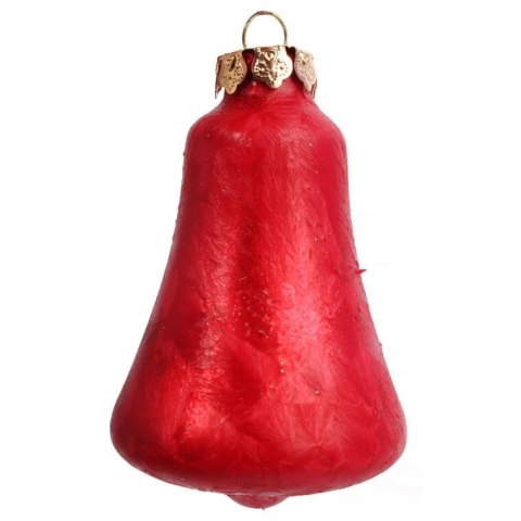 Elegancki Zestaw 18 Czerwonych Bombek Szklanych z Czubkiem do Dekoracji Choinki