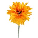 GERBERA KWIAT POJEDYNCZY KOLOR JASNO POMARAŃCZOWY