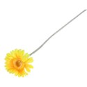 Gerbera Dekoracyjna Żółta 55 cm - Kwiat sztuczny o wielkości naturalnej