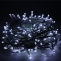 Lampki choinkowe 200 led zimny biały wewnętrzne biały kabel (białe opakowanie)