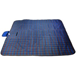 MATA PIKNIKOWA KOC PLAŻOWY WODOODPORNY 145x180 NIEBIESKA