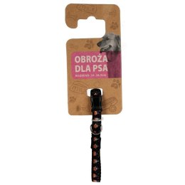 Obroża ze wzorem HALLOWEEN czarna