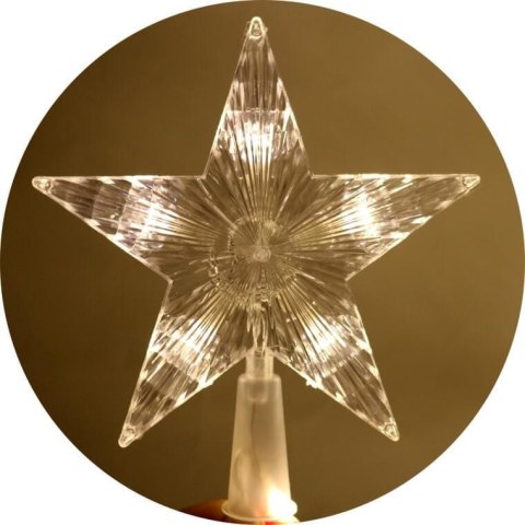 SIATKA ŚWIETLNA W KSZTAŁCIE CHOINKI Z GWIAZDĄ LED KOLOR CIEPŁY BIAŁY