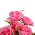 Sztuczne Róże w Bukiecie - 6 Sztuk, Kolor Jasno Różowy, Wysokość 48 cm