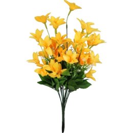 Sztuczny Bukiet Żółtych Clematisów - 13 Gałązek, Wysokość 48 cm