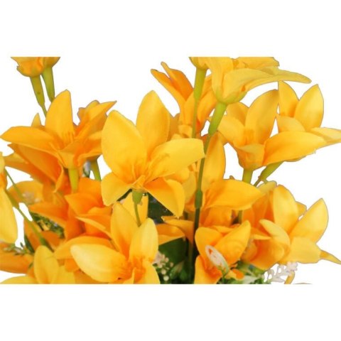 Sztuczny Bukiet Żółtych Clematisów - 13 Gałązek, Wysokość 48 cm