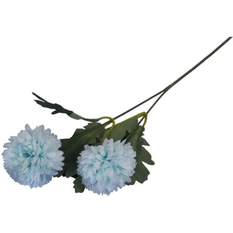 Sztuczny Kwiat - Podwójny Czosnek Niebieski, Wysokość 54 cm