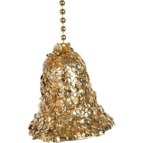 Zawieszka Świąteczna Złote Dzwony - Duża Dekoracja do Salonu lub Witryny Sklepowej