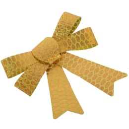 Zestaw 3 wstążek metalizowanych 10 cm kolor złoty
