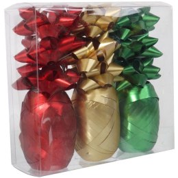 Zestaw do pakowania prezentów: rozetki + wstążki, mix kolorów