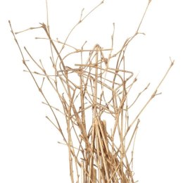 Złota Dekoracja Świąteczna - Stożkowa Choinka z Rattanu 50cm