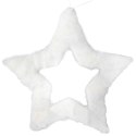 BIAŁA ZAWIESZKA DEKORACYJNA GWIAZDA 40 CM