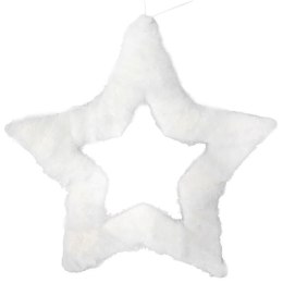 BIAŁA ZAWIESZKA DEKORACYJNA GWIAZDA 40 CM