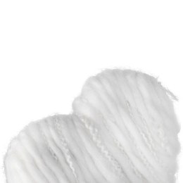 BIAŁA ZAWIESZKA DEKORACYJNA SERCE Z WŁÓCZKI 13 CM