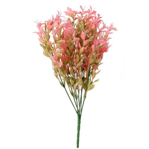 BUKIEK BUKSZPANU 7 GAŁĄZEK 36 CM KOLOR RÓŻOWY - DEKORACJA WYGLĄDAJĄCA JAK ŻYWY KWITĄCY KRZEW