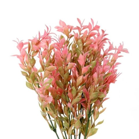 BUKIEK BUKSZPANU 7 GAŁĄZEK 36 CM KOLOR RÓŻOWY - DEKORACJA WYGLĄDAJĄCA JAK ŻYWY KWITĄCY KRZEW