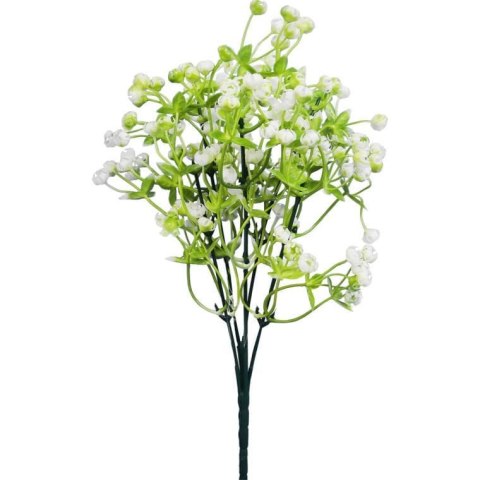 BUKIET 5 GAŁĄZEK GIPSÓWKI 32 CM KOLOR BIAŁY