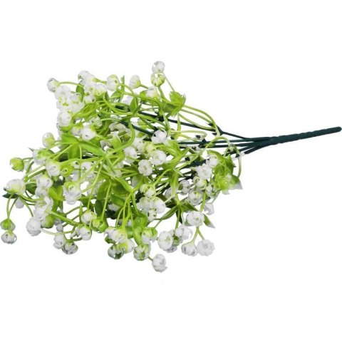 BUKIET 5 GAŁĄZEK GIPSÓWKI 32 CM KOLOR BIAŁY